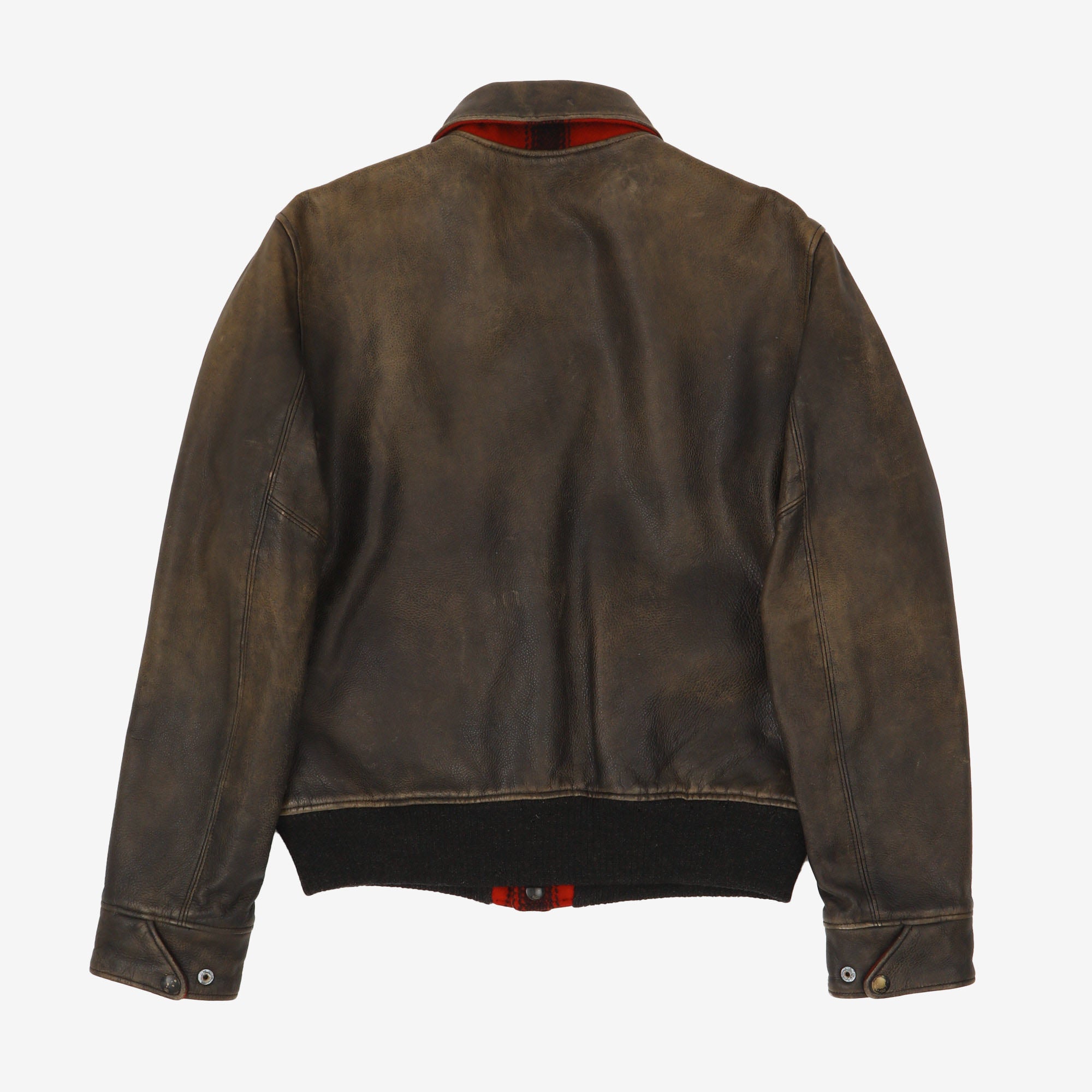 Vintage Reversible Leather Wool Jacket