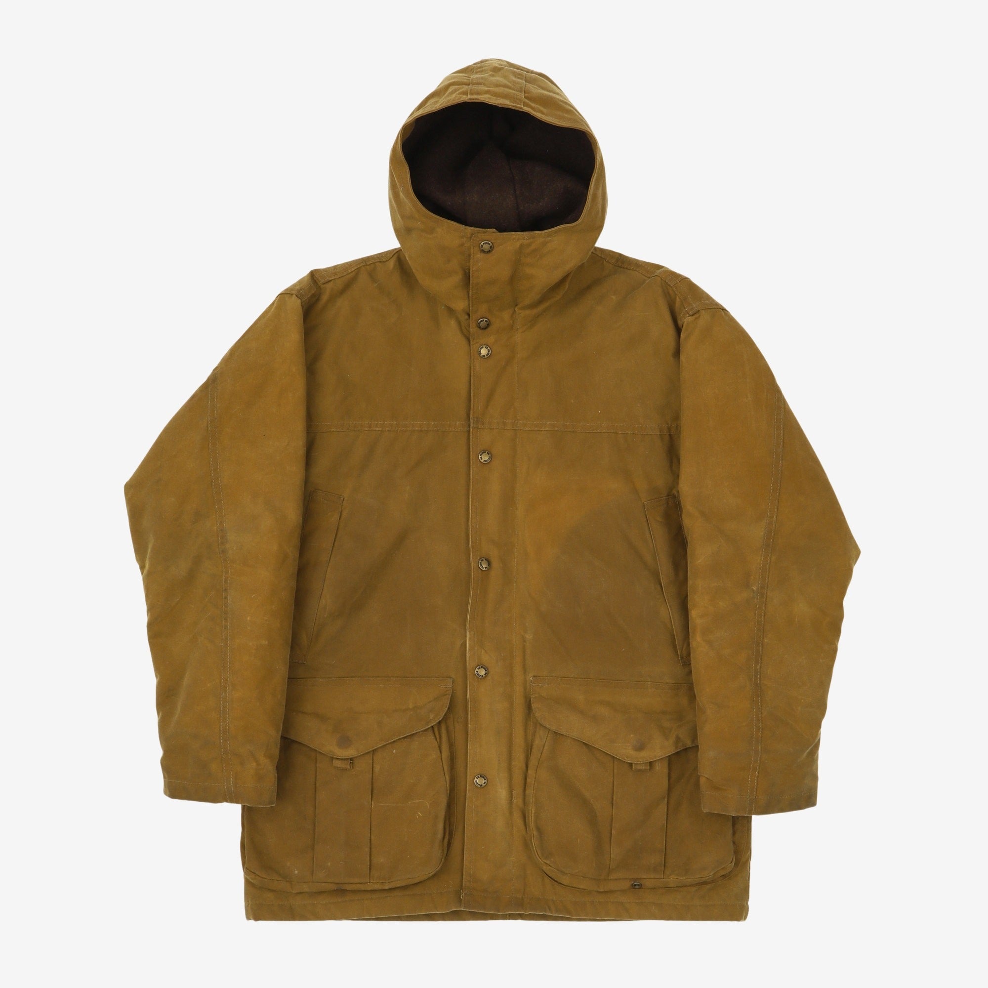 Hooded Mackinaw Wool Jacket