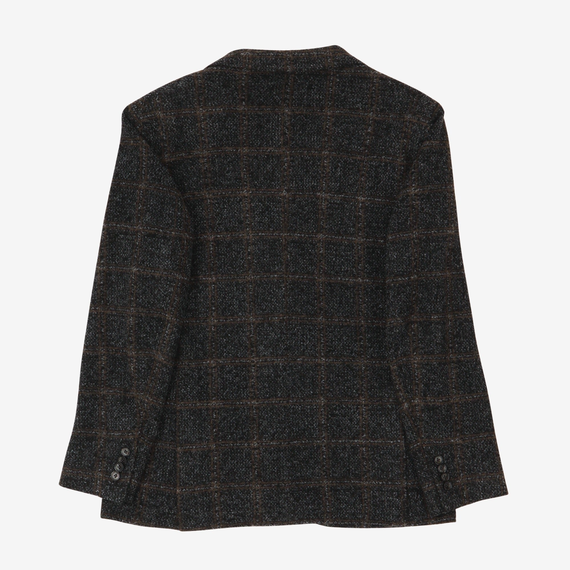 Check Wool Blazer