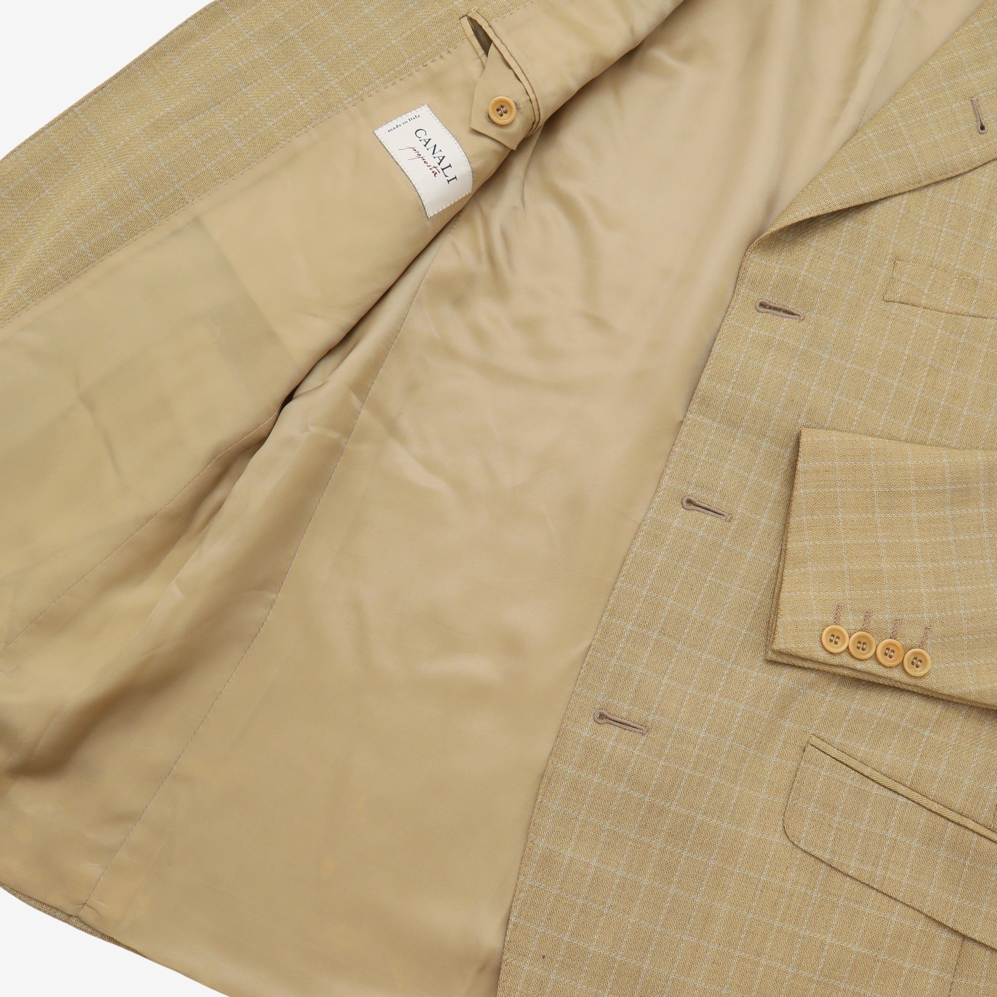 Wool Check Blazer