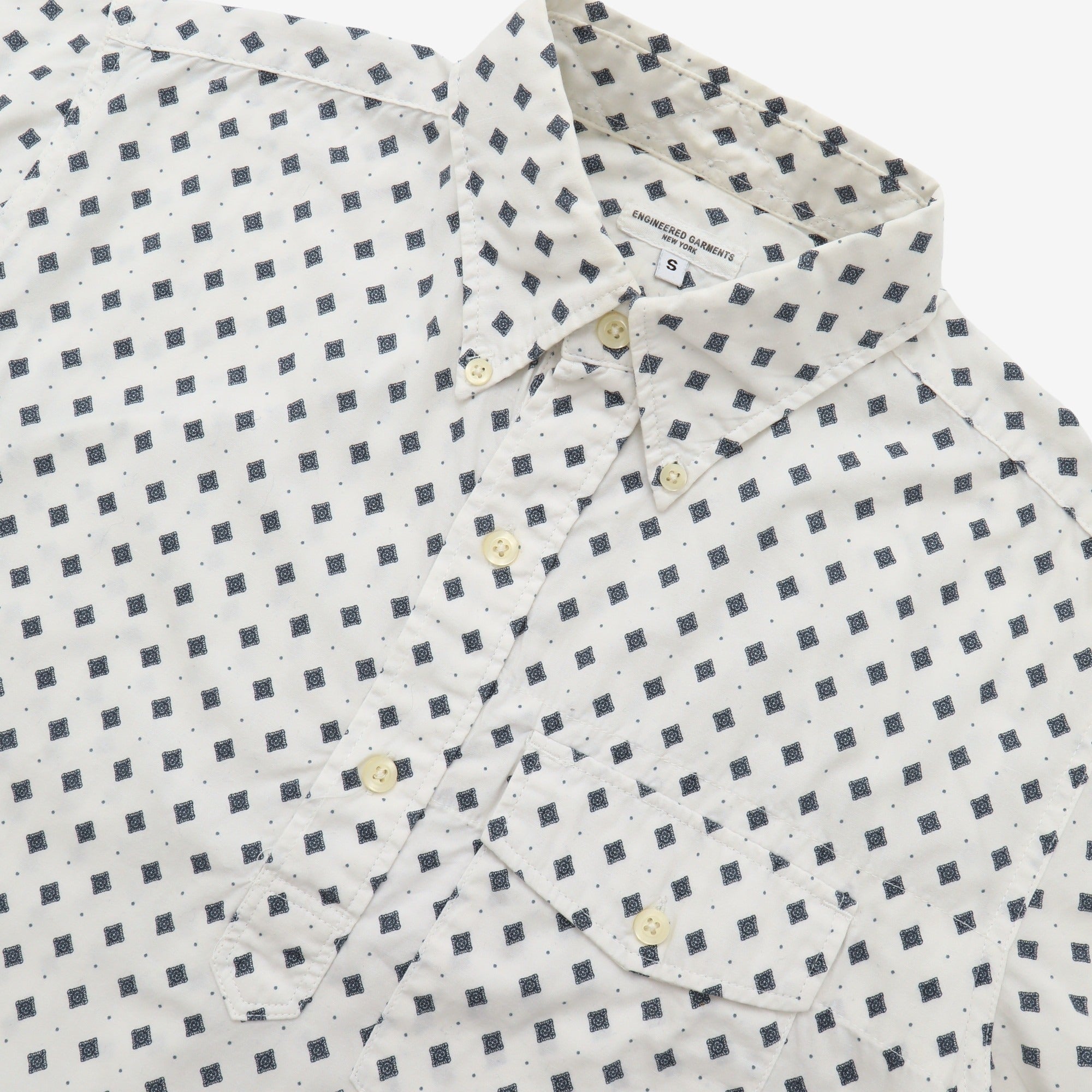 SS Patterned BD Shirt