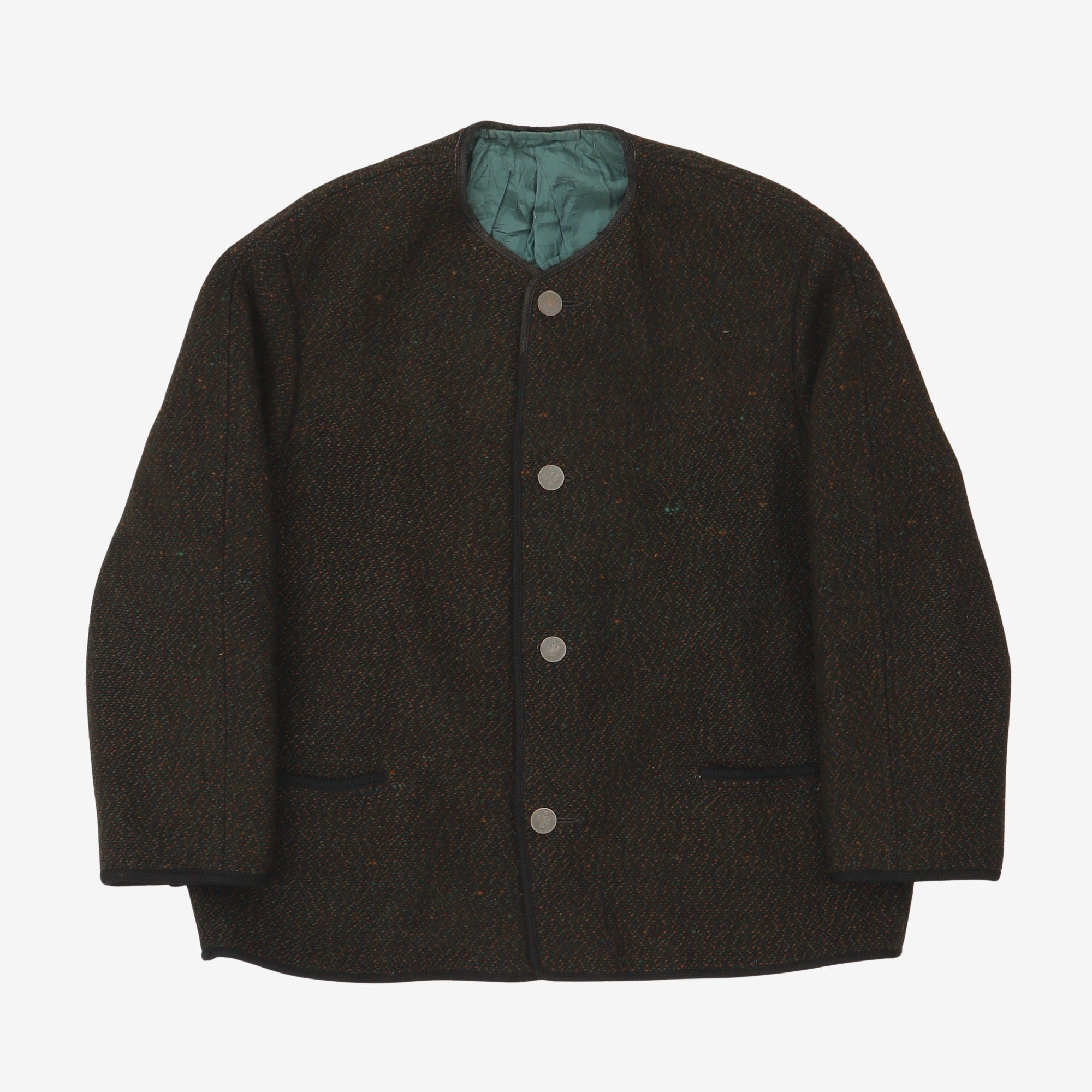 Collarless Jacket