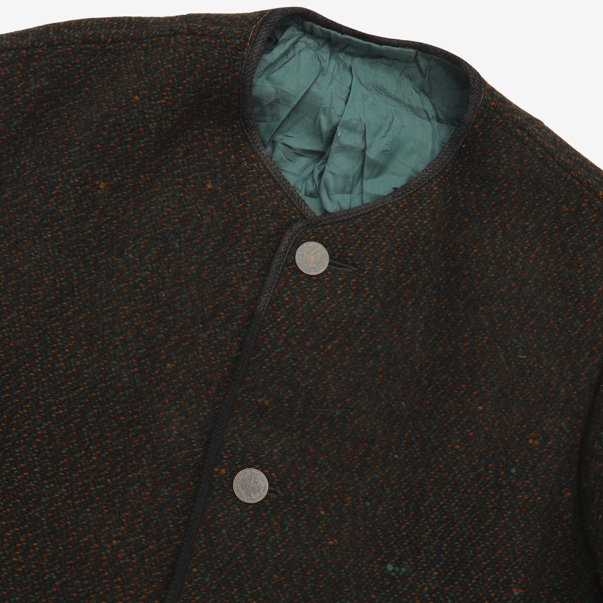 Collarless Jacket