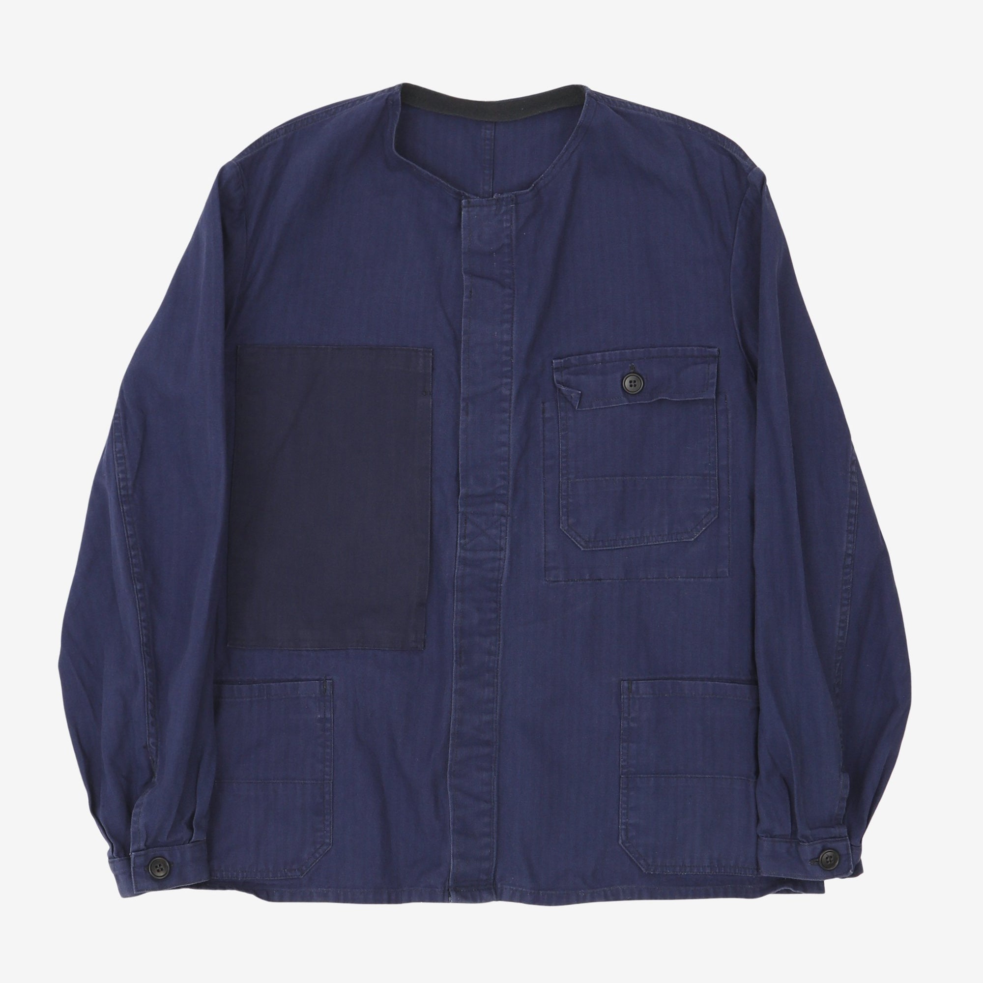 Collarless HB Chore Coat
