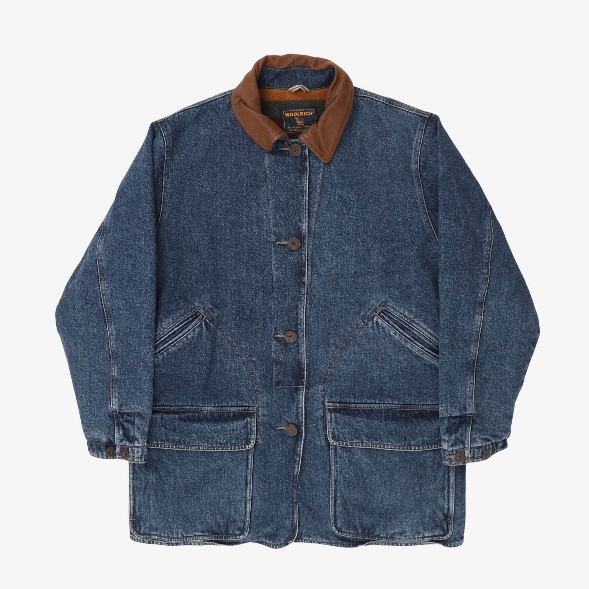 Vintage Fleece Lined Denim Jacket