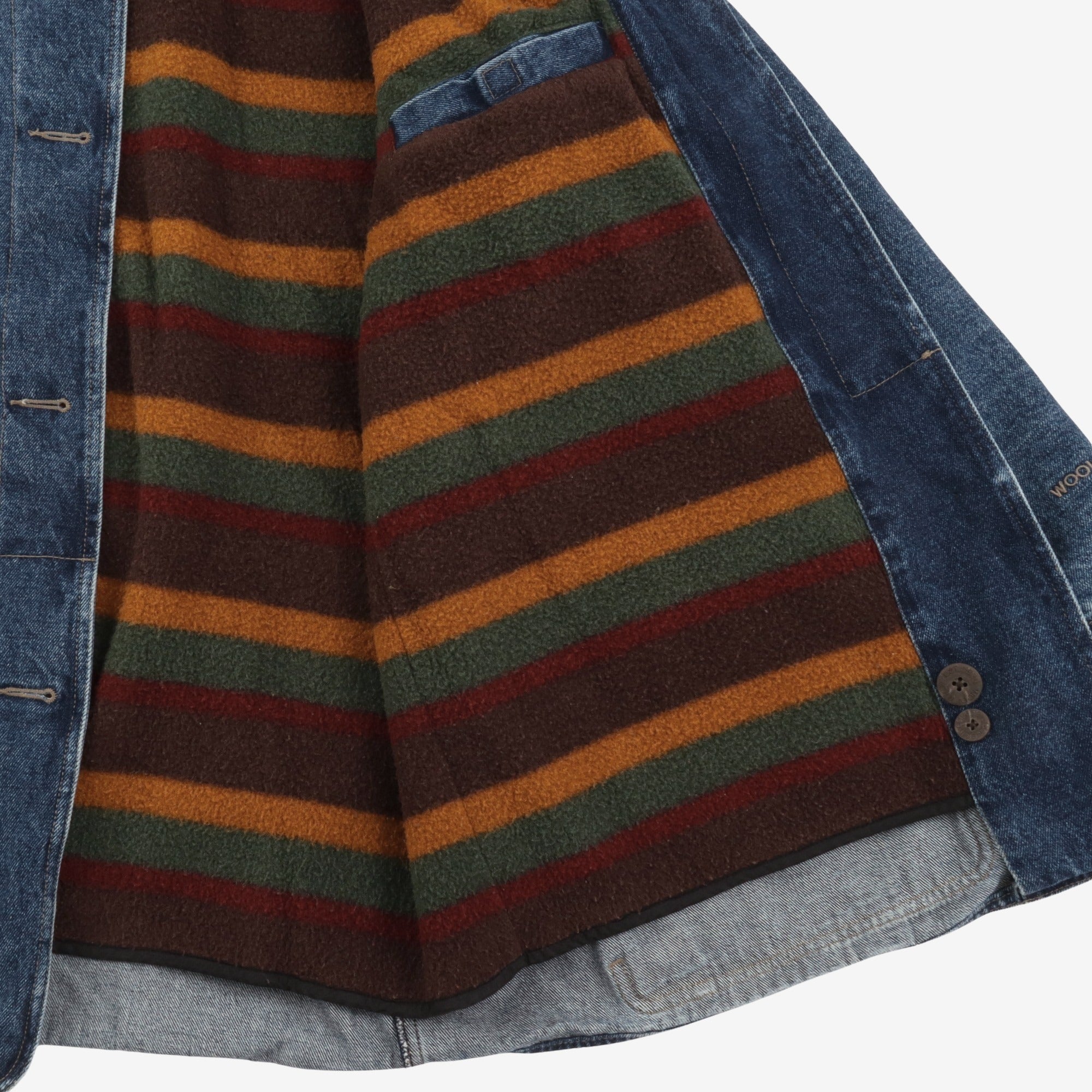 Vintage Fleece Lined Denim Jacket