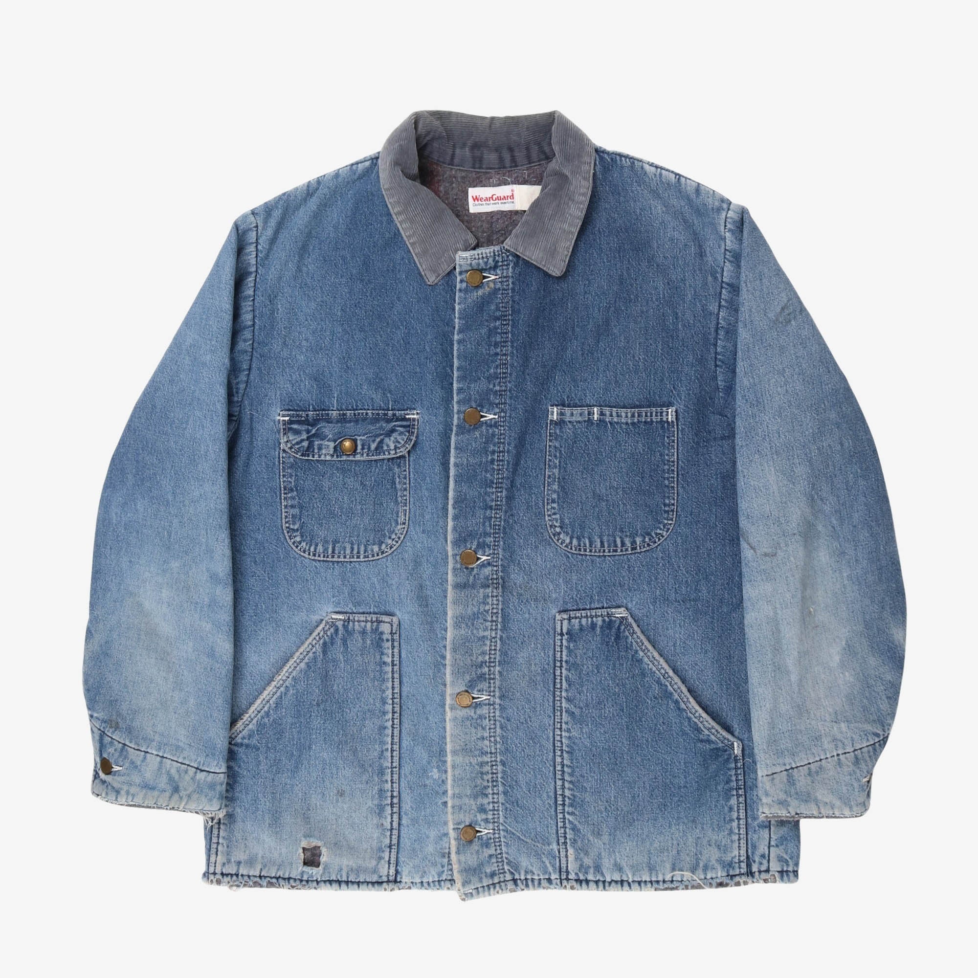 Denim Fleece Lined Coverall Jacket