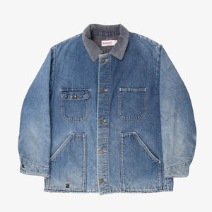 Denim Fleece Lined Coverall Jacket