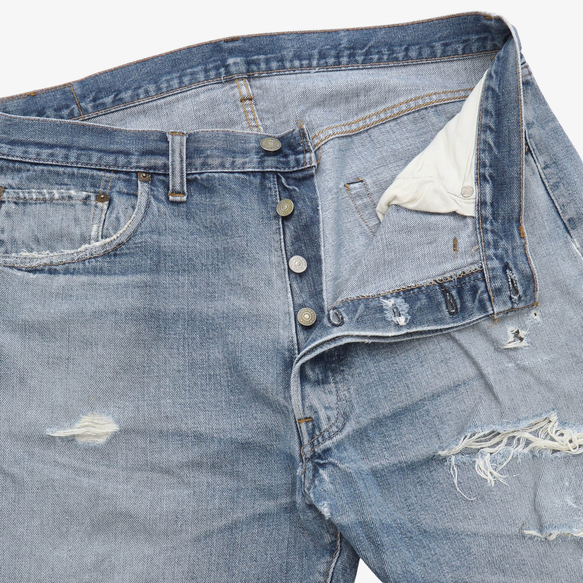 Vintage 70s Lot 501 Denim Jeans USA (36W x 27L)