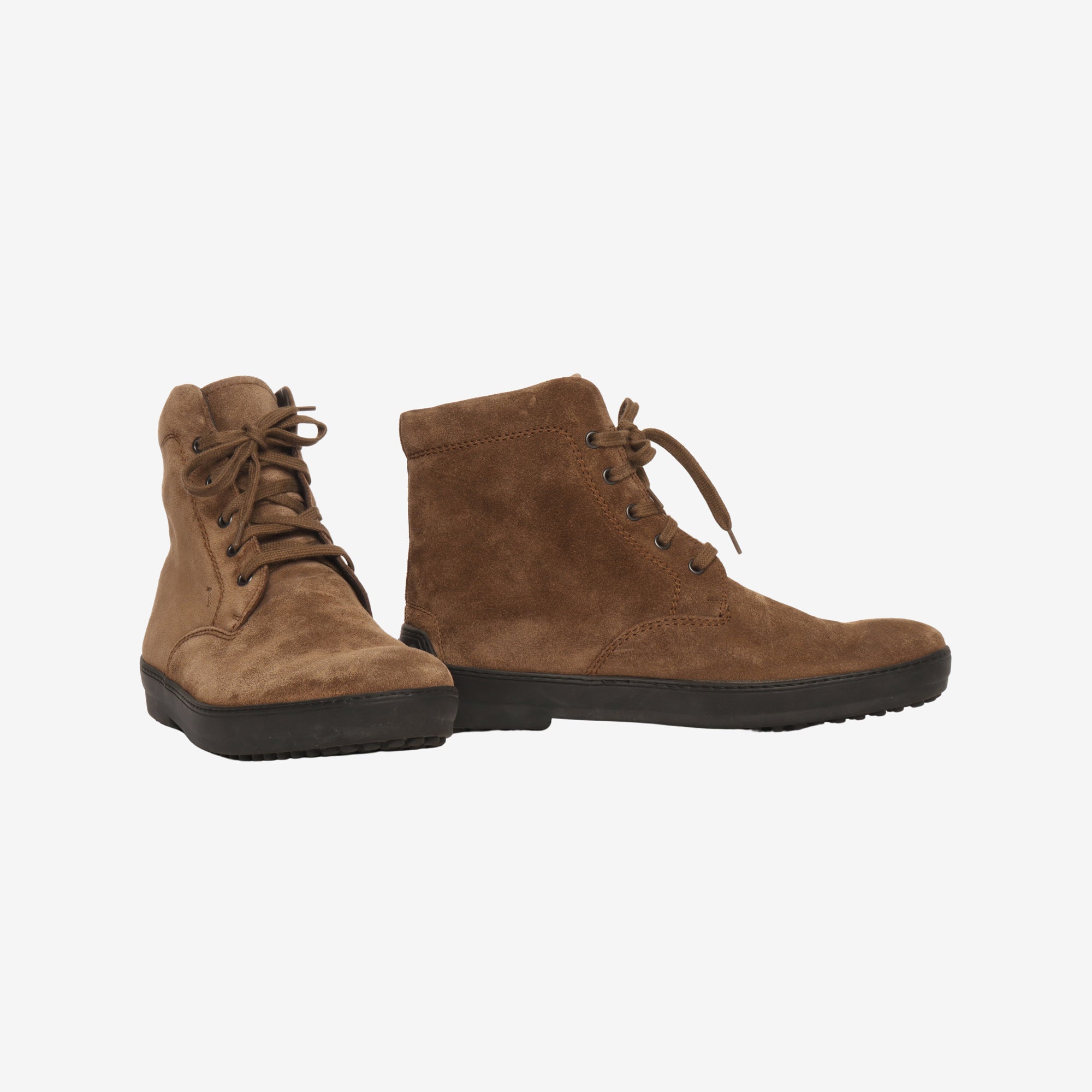 Suede Lace Up Ankle Boot