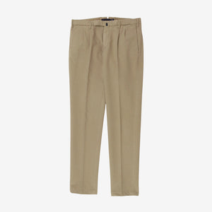 Slim Fit Pleated Chino