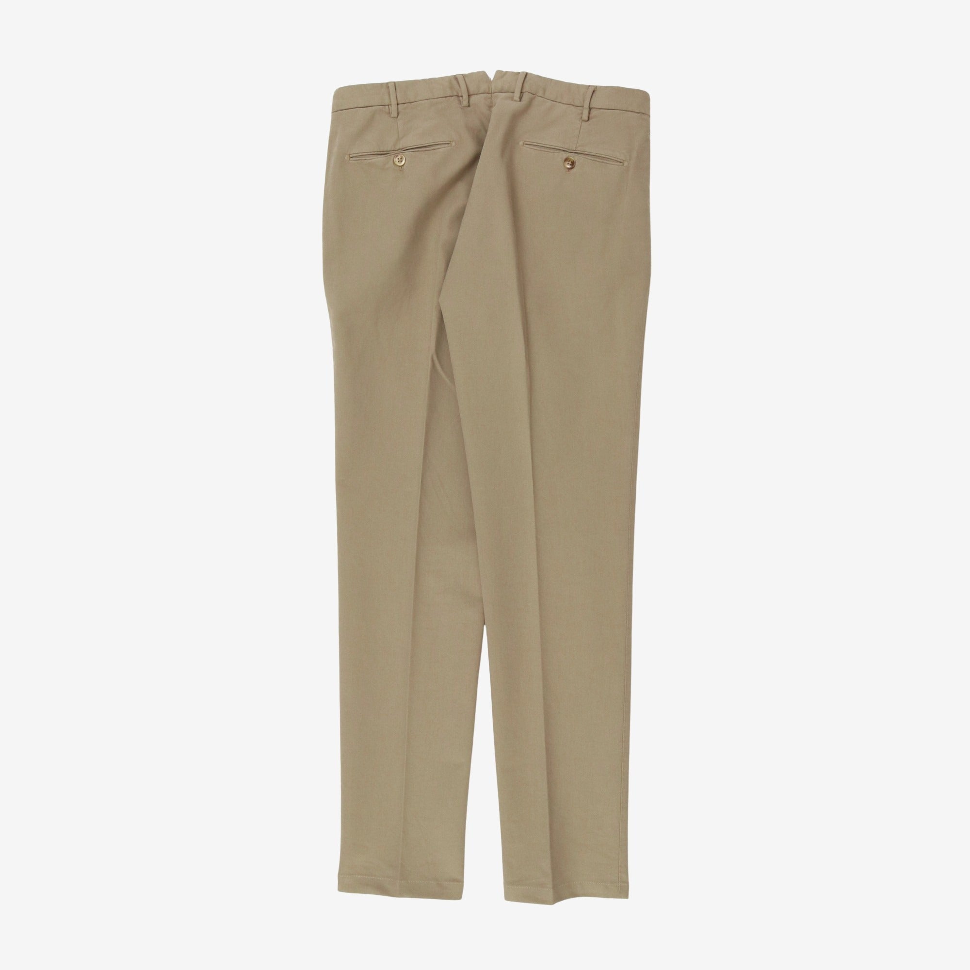 Slim Fit Pleated Chino