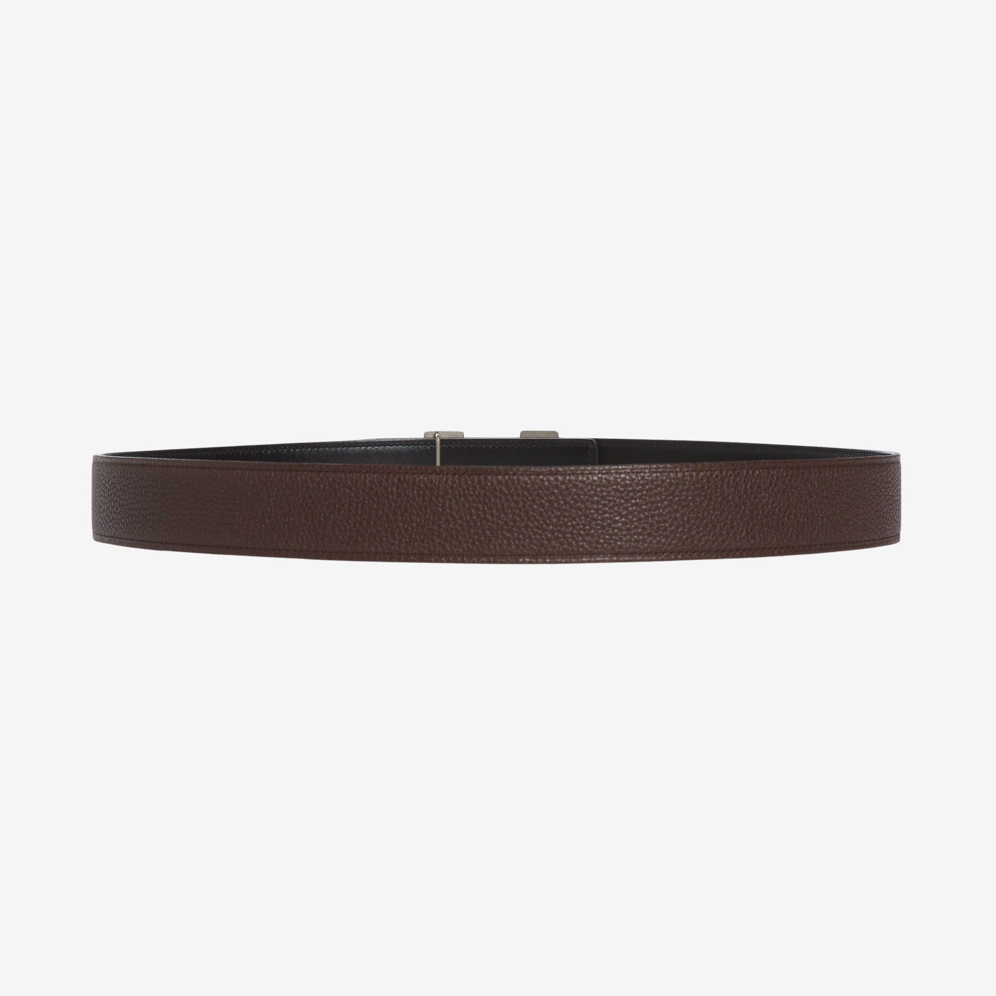 Vintage 90s Reversible Leather Belt + Buckle + Additional Strap