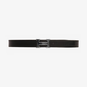 Vintage 90s Reversible Leather Belt + Buckle + Additional Strap