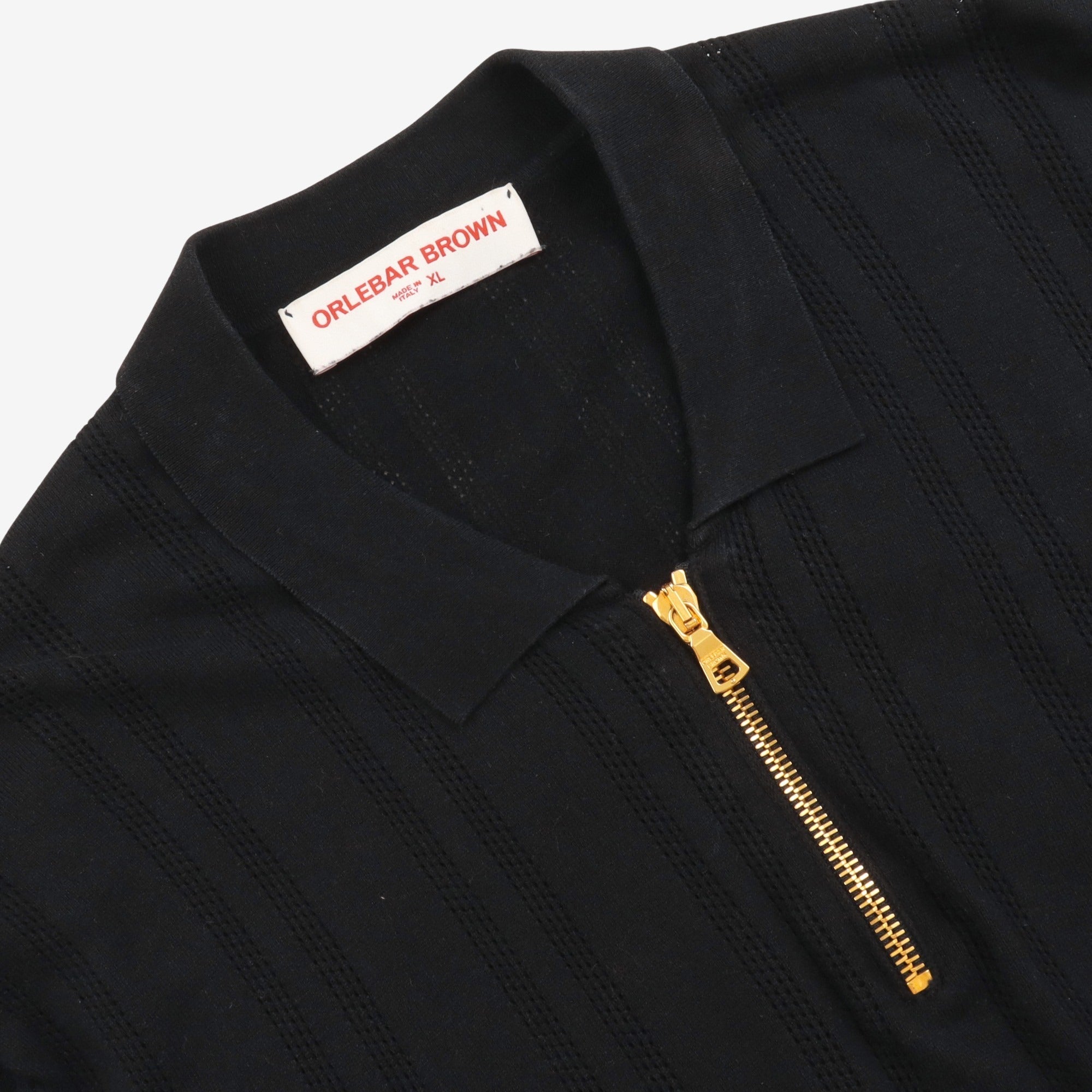 SS Quarter Zip Polo