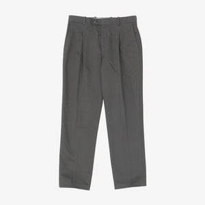 Pleated Twill Chinos