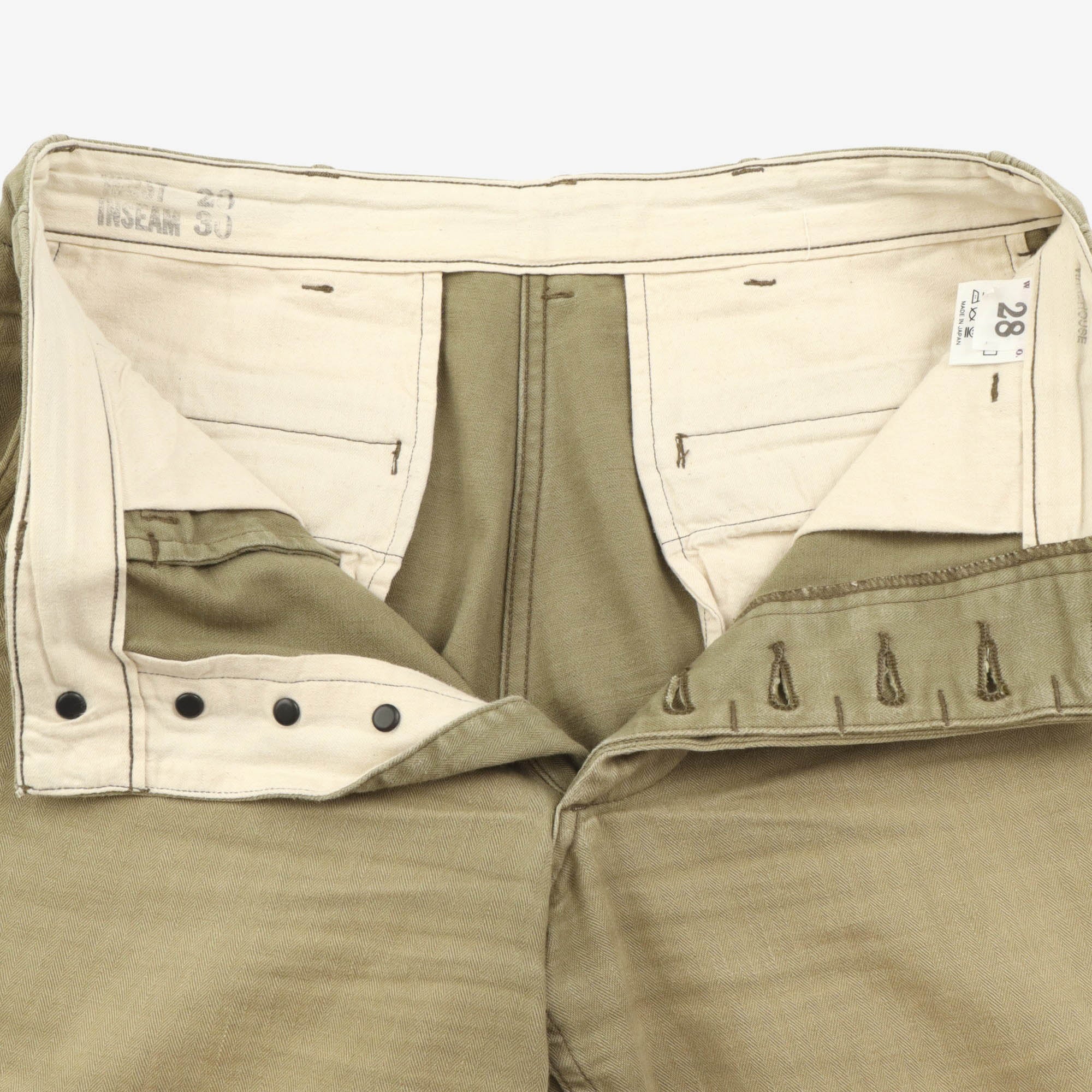 Herringbone Chinos (30W)