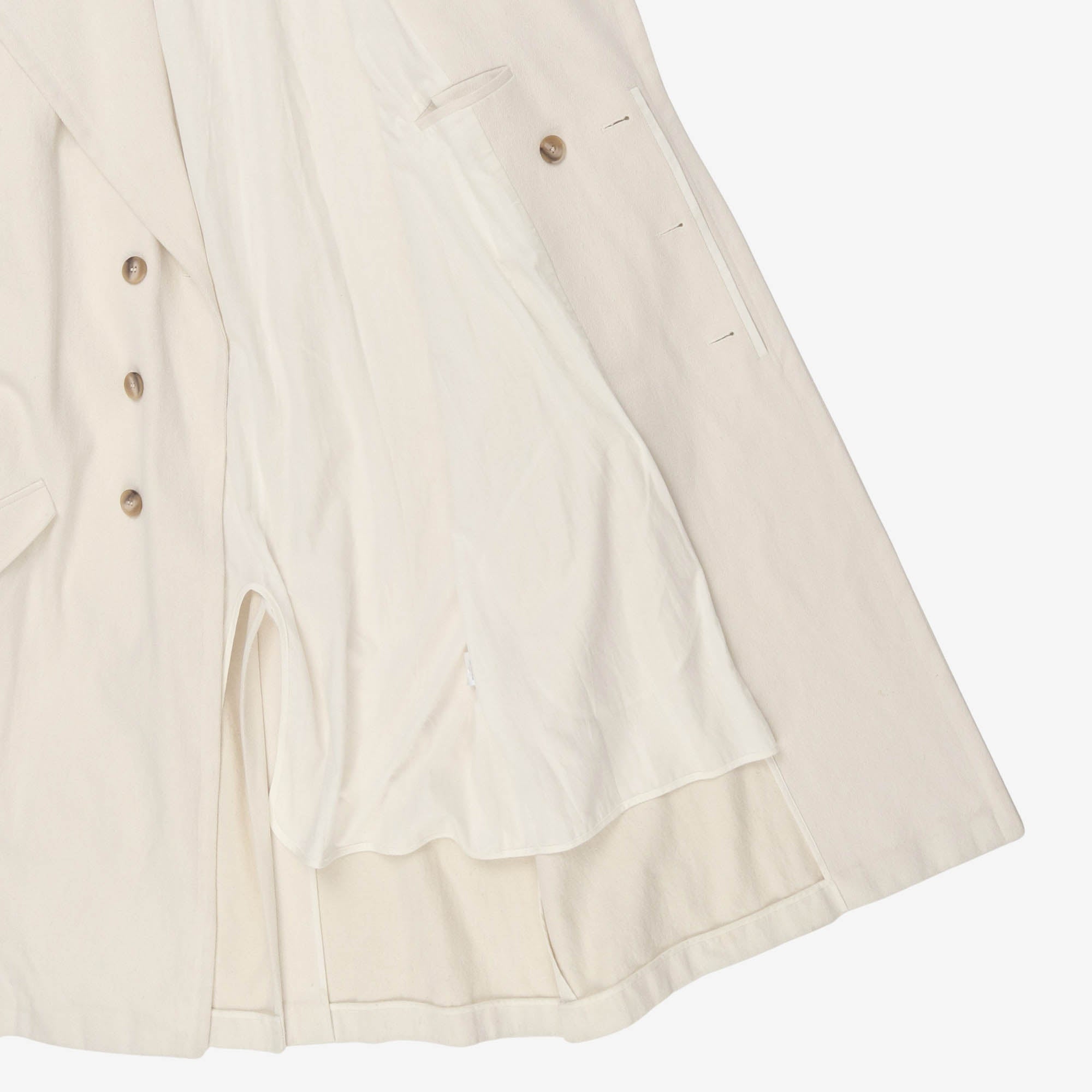 Cotton Twill Trench Coat