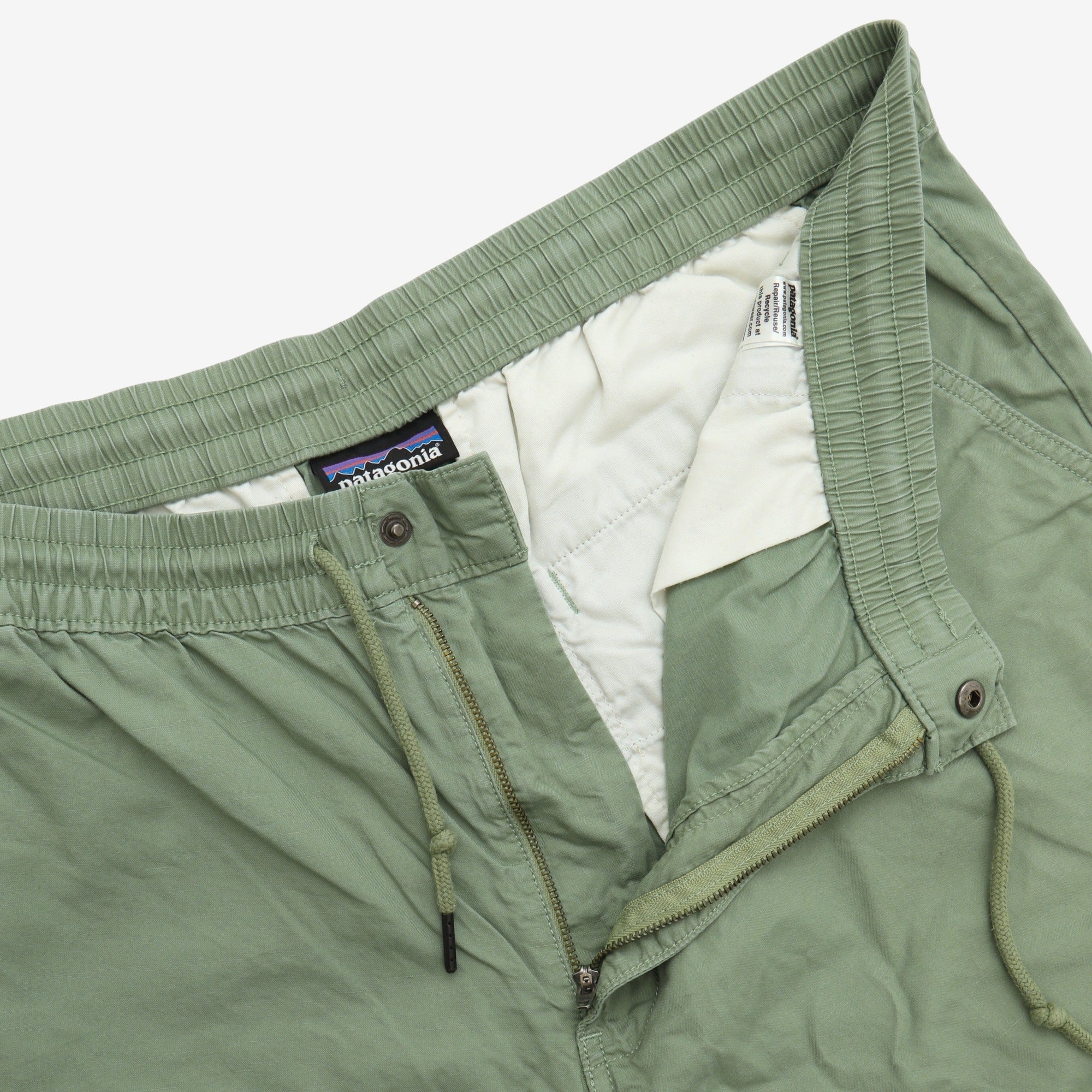 Hemp Blend Drawstring Shorts (38W)
