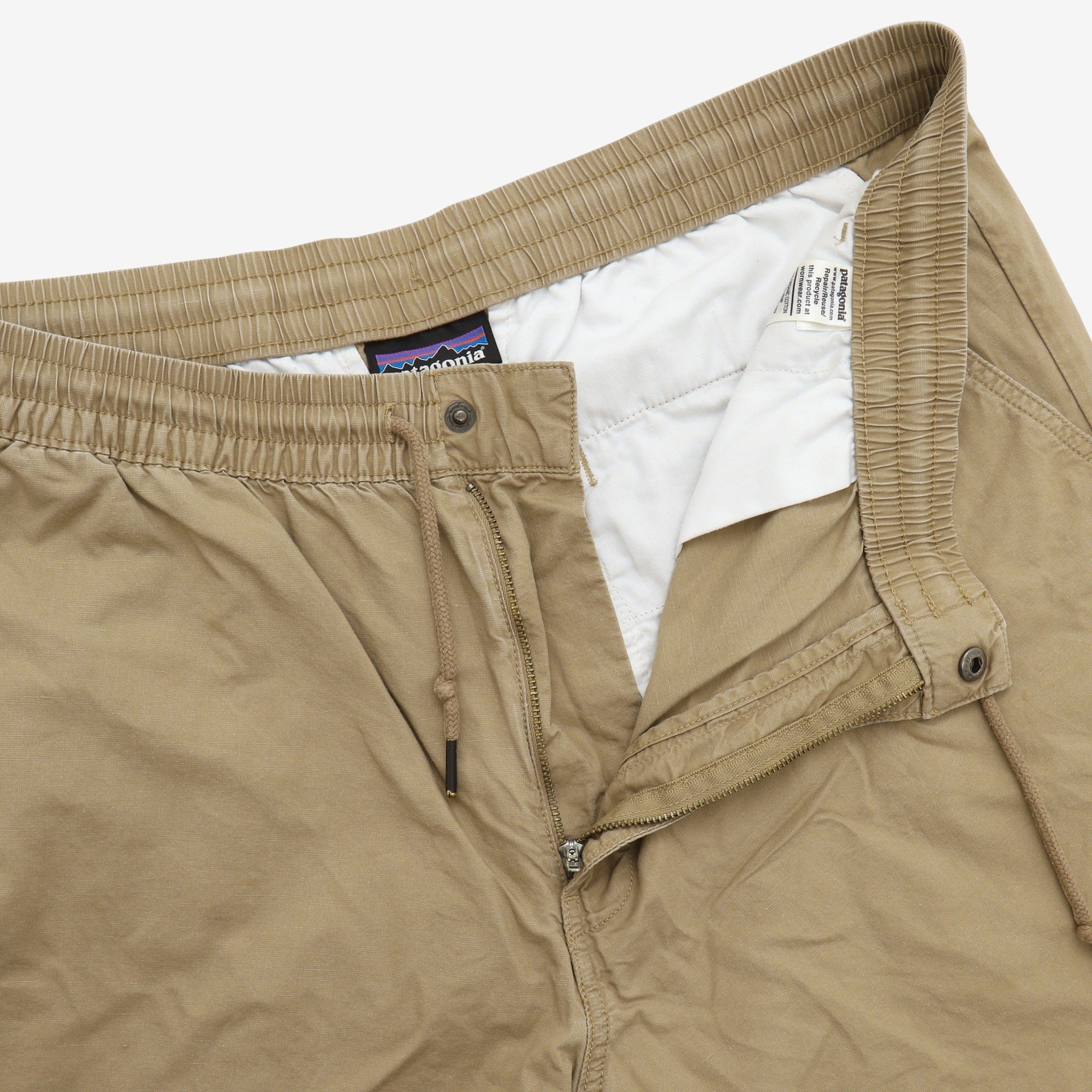 Hemp Blend Drawstring Shorts (38W)