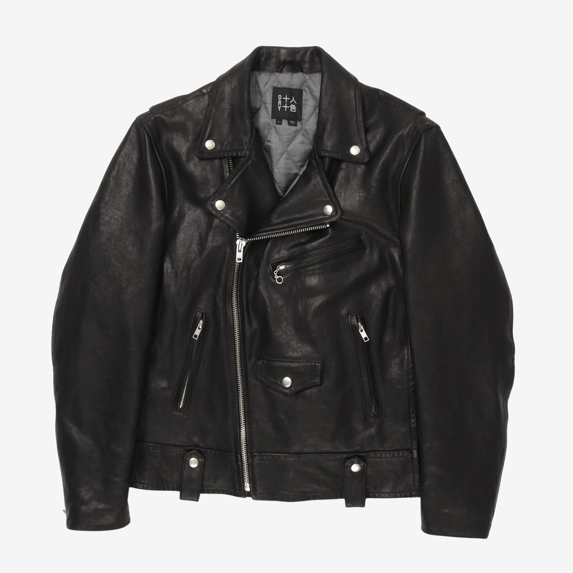 Golden Bear Leather Biker Jacket