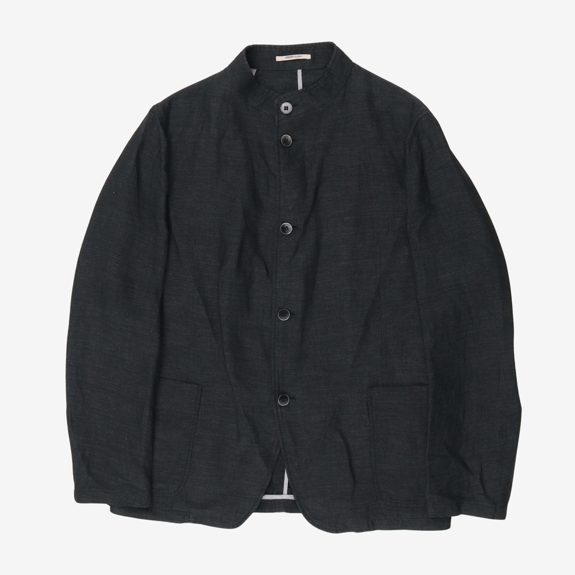 Linen Blend Chore Jacket