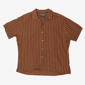 SS Striped Camp Collar Shirt
