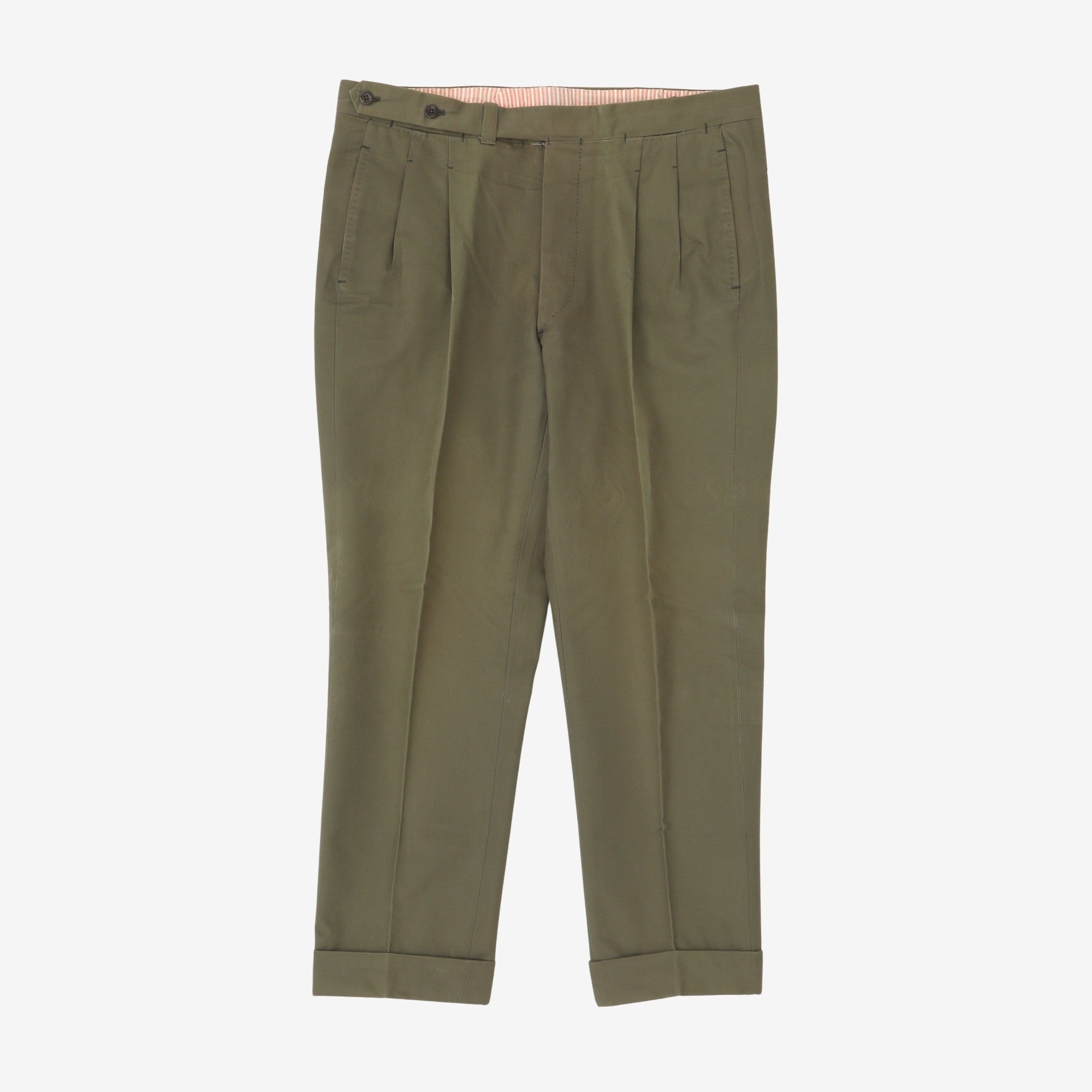 Pleated Chinos (38W X 29.5L)