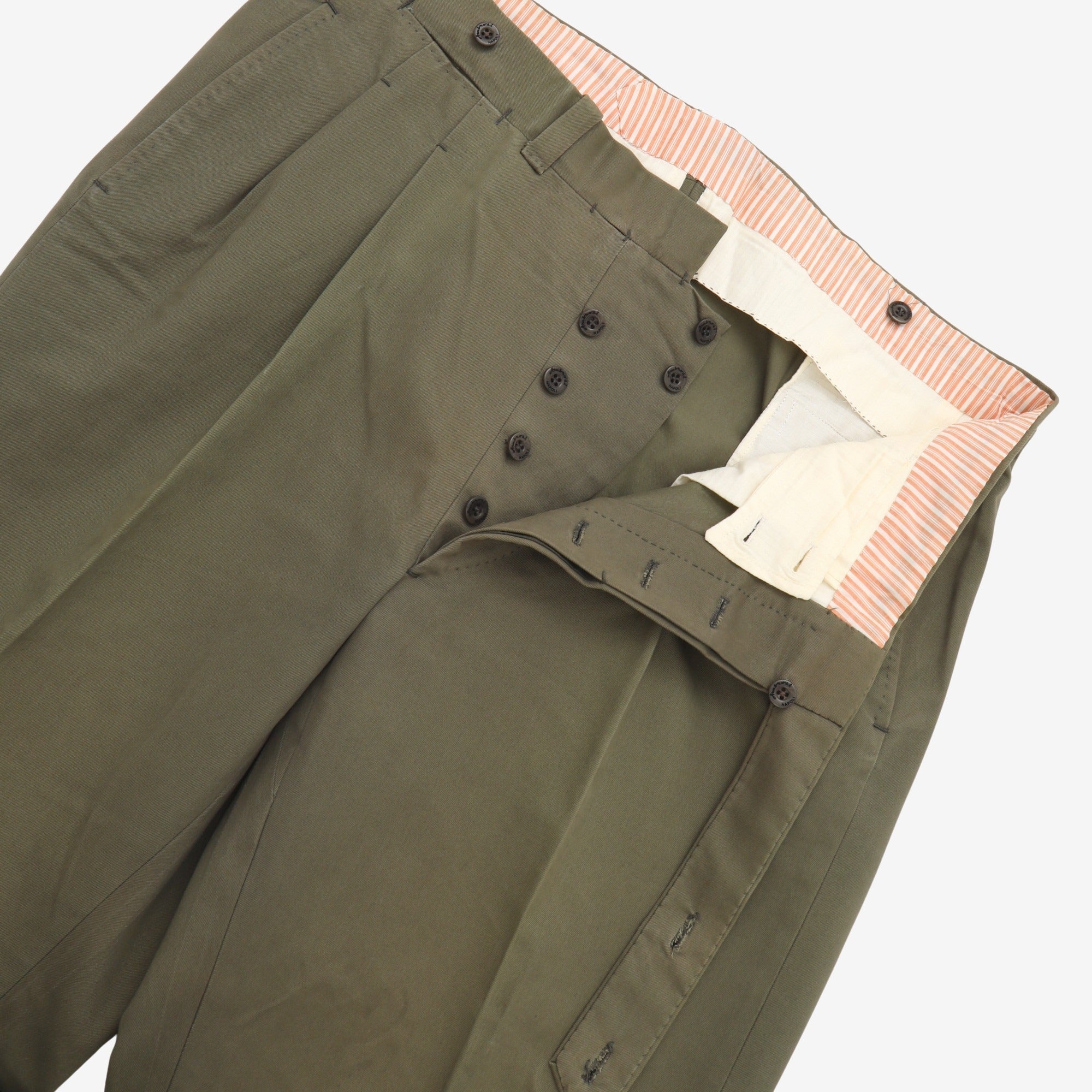 Pleated Chinos (38W X 29.5L)