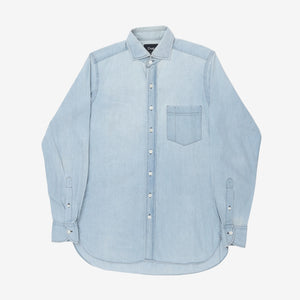 One Pocket Denim Work Shirt