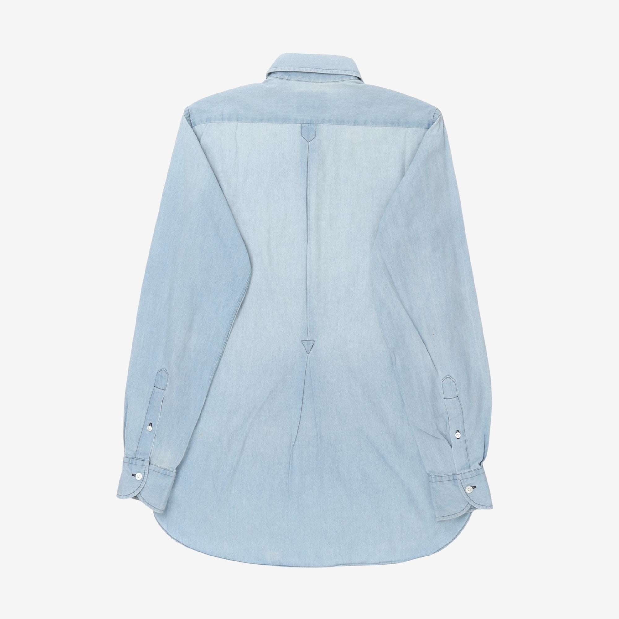 One Pocket Denim Work Shirt