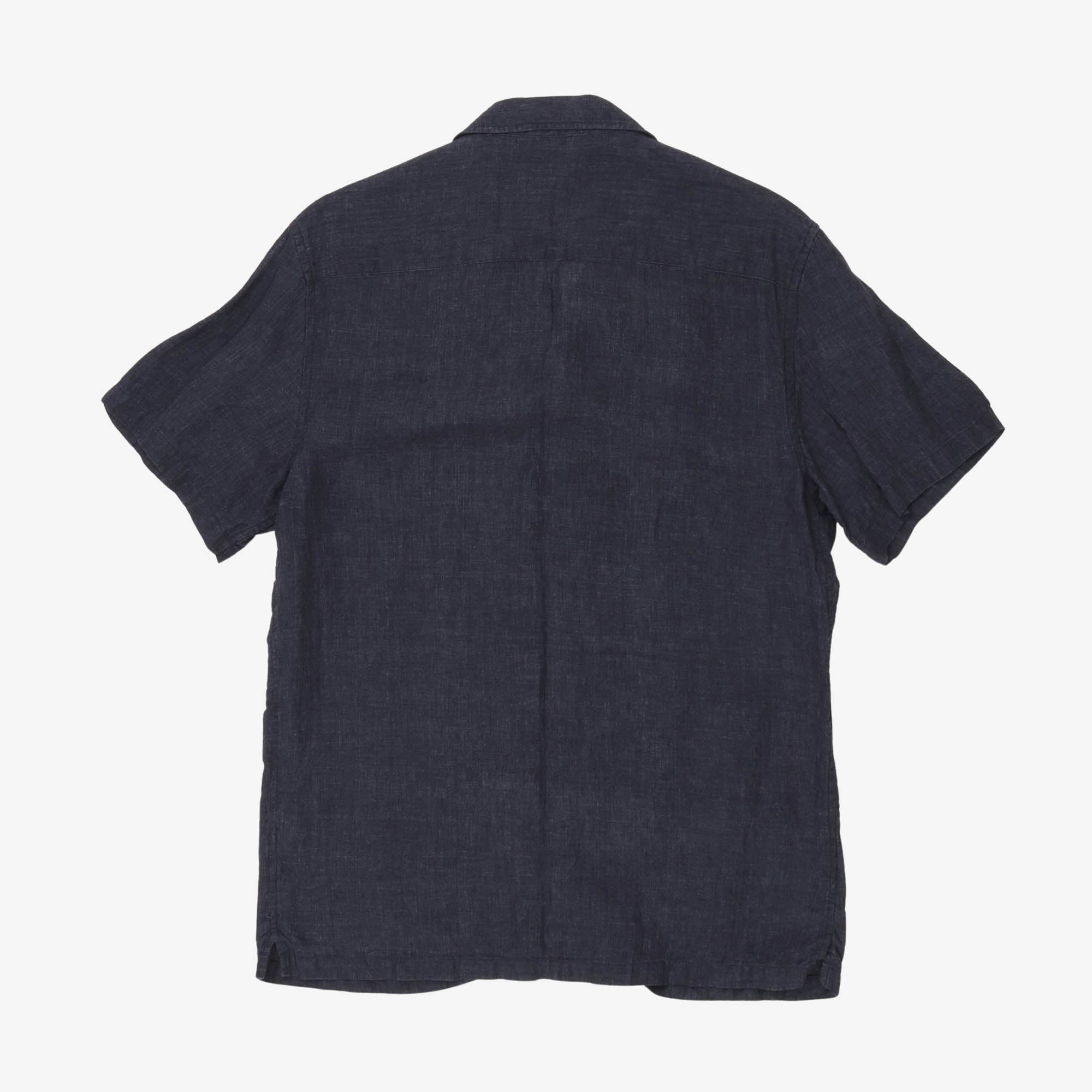 SS Camp Collar Linen Shirt
