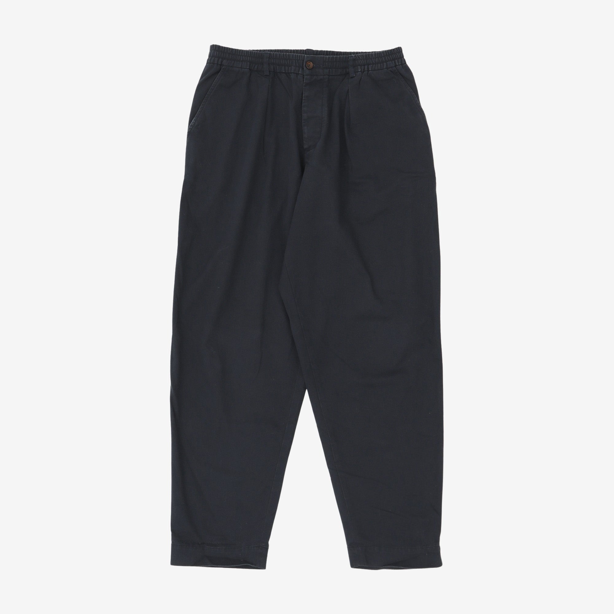 Tapered Cotton Trousers