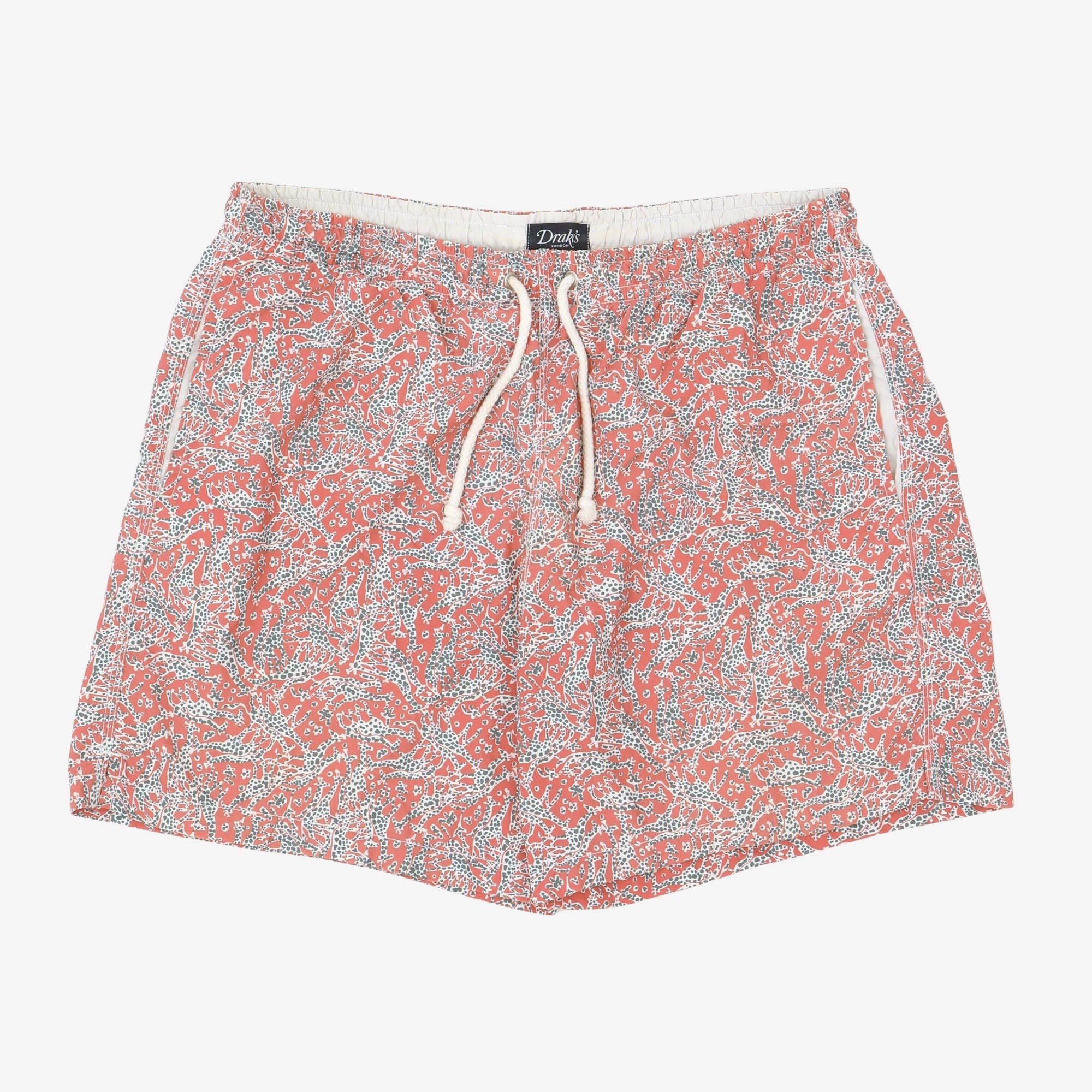 Giraffe Print Swim Shorts