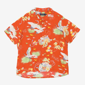 Cranes Print Camp Shirt