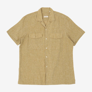 Cotton Linen Camp Shirt