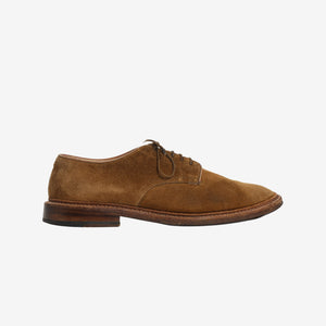 Suede Plain Toe Blucher