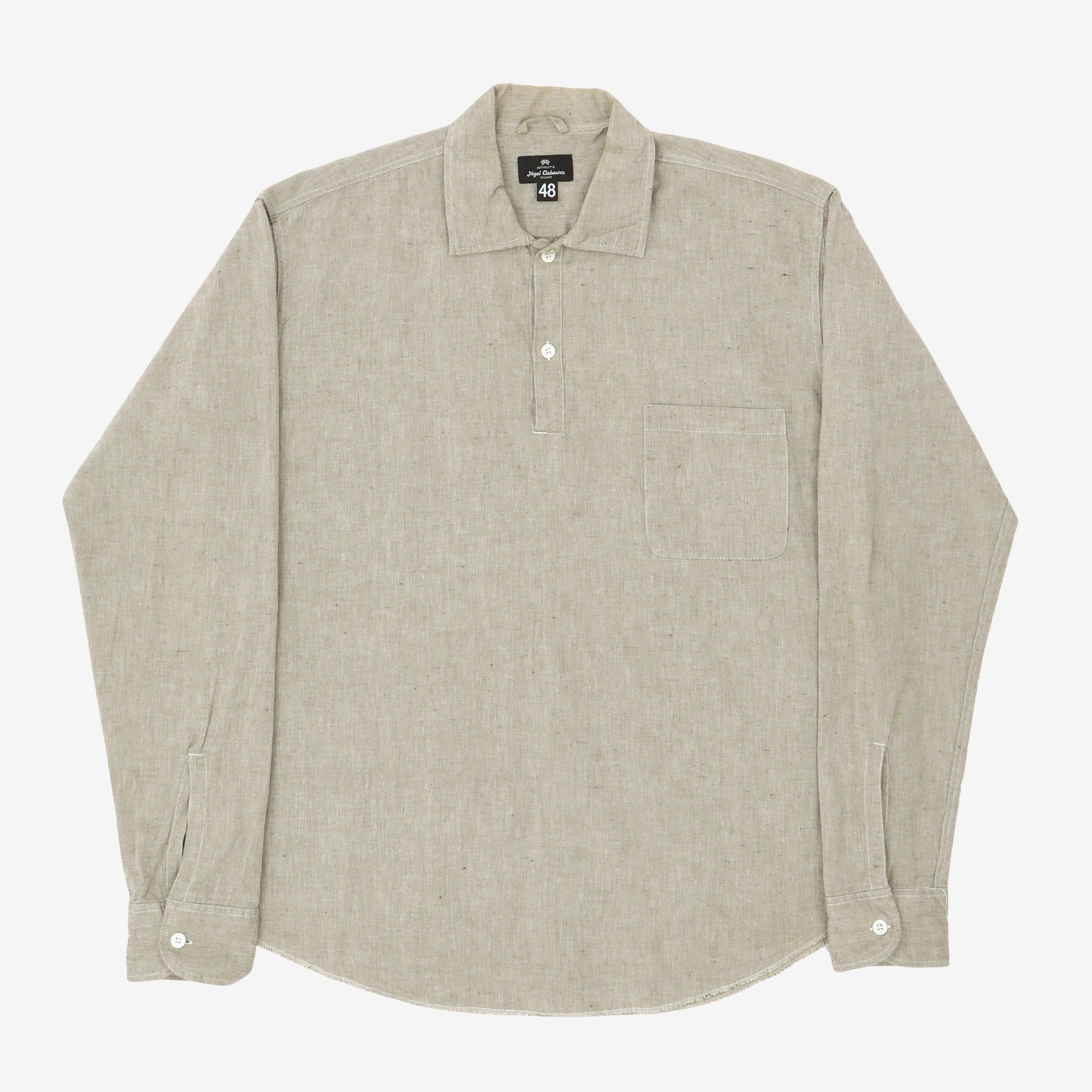 Cotton-Linen PO Shirt