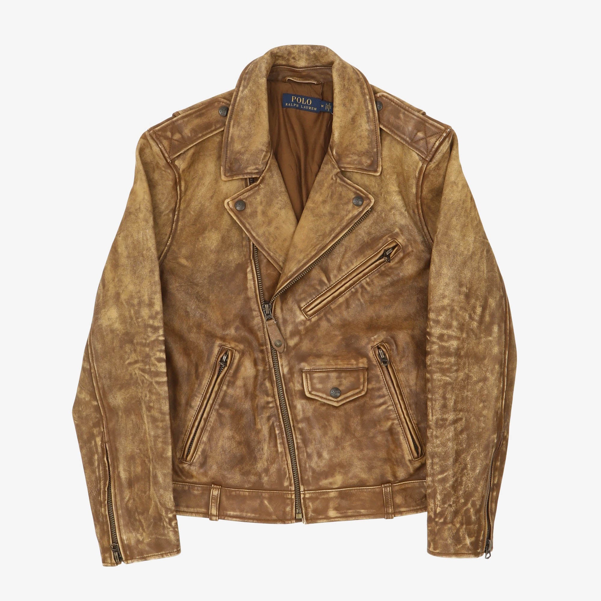 Distressed Biker Jacket