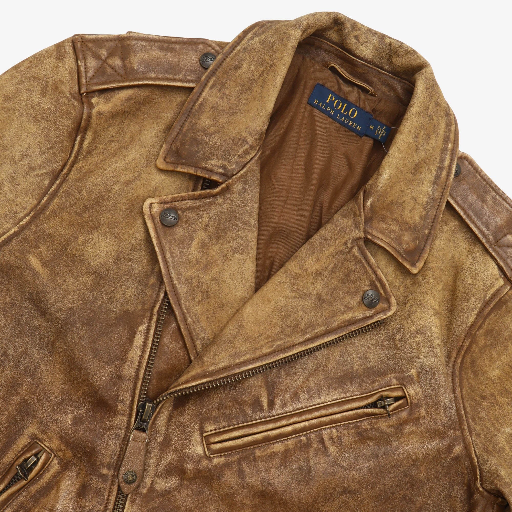 Distressed Biker Jacket