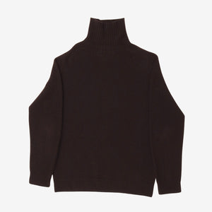 Mock Neck Wool Jumper