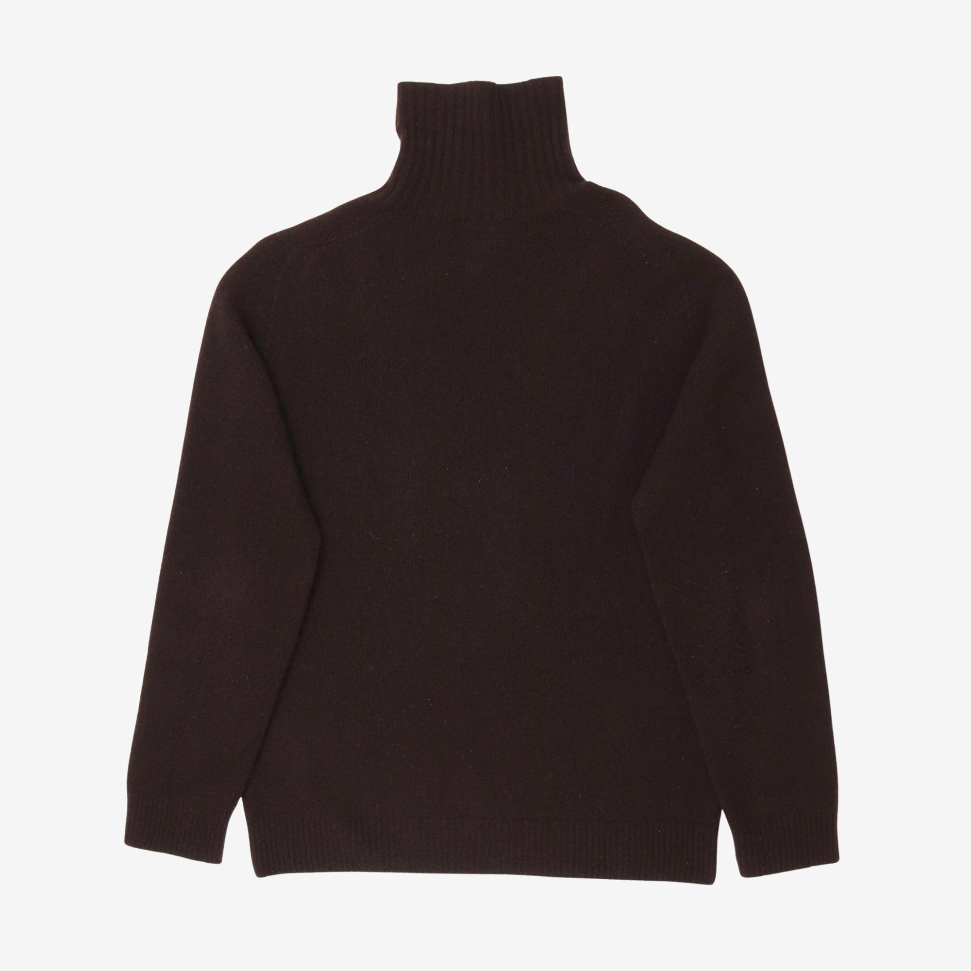 Mock Neck Wool Jumper