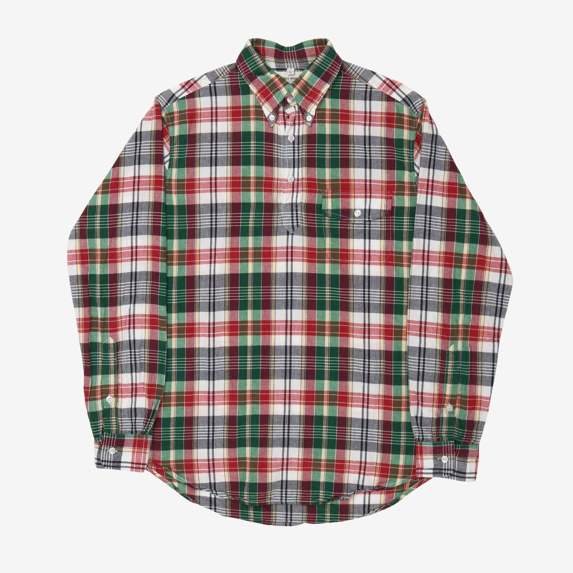 Madras PO Shirt