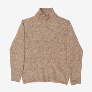 Cashmere Blend Mock Neck Sweater