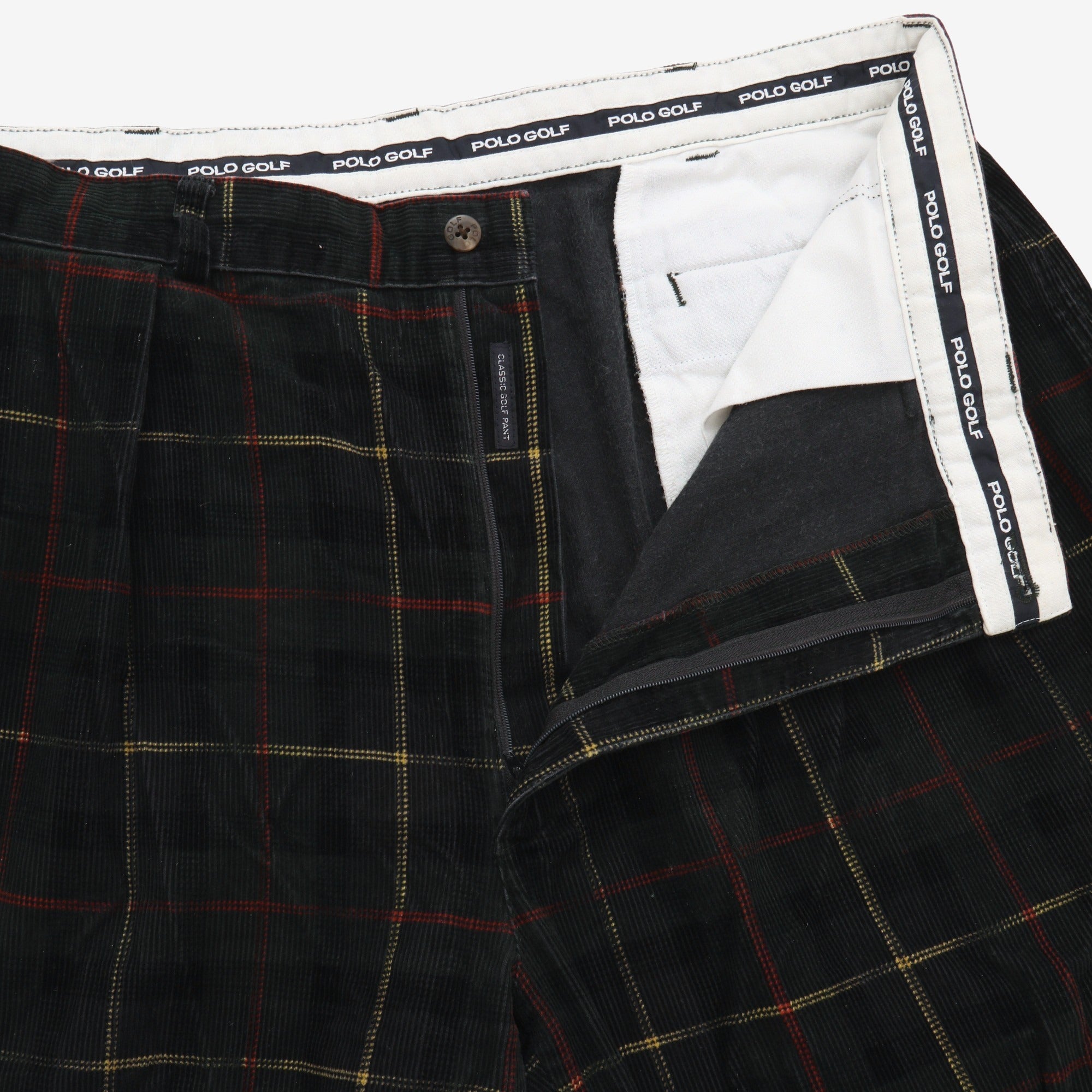 Check Corduroy Trousers (39W X 31L)