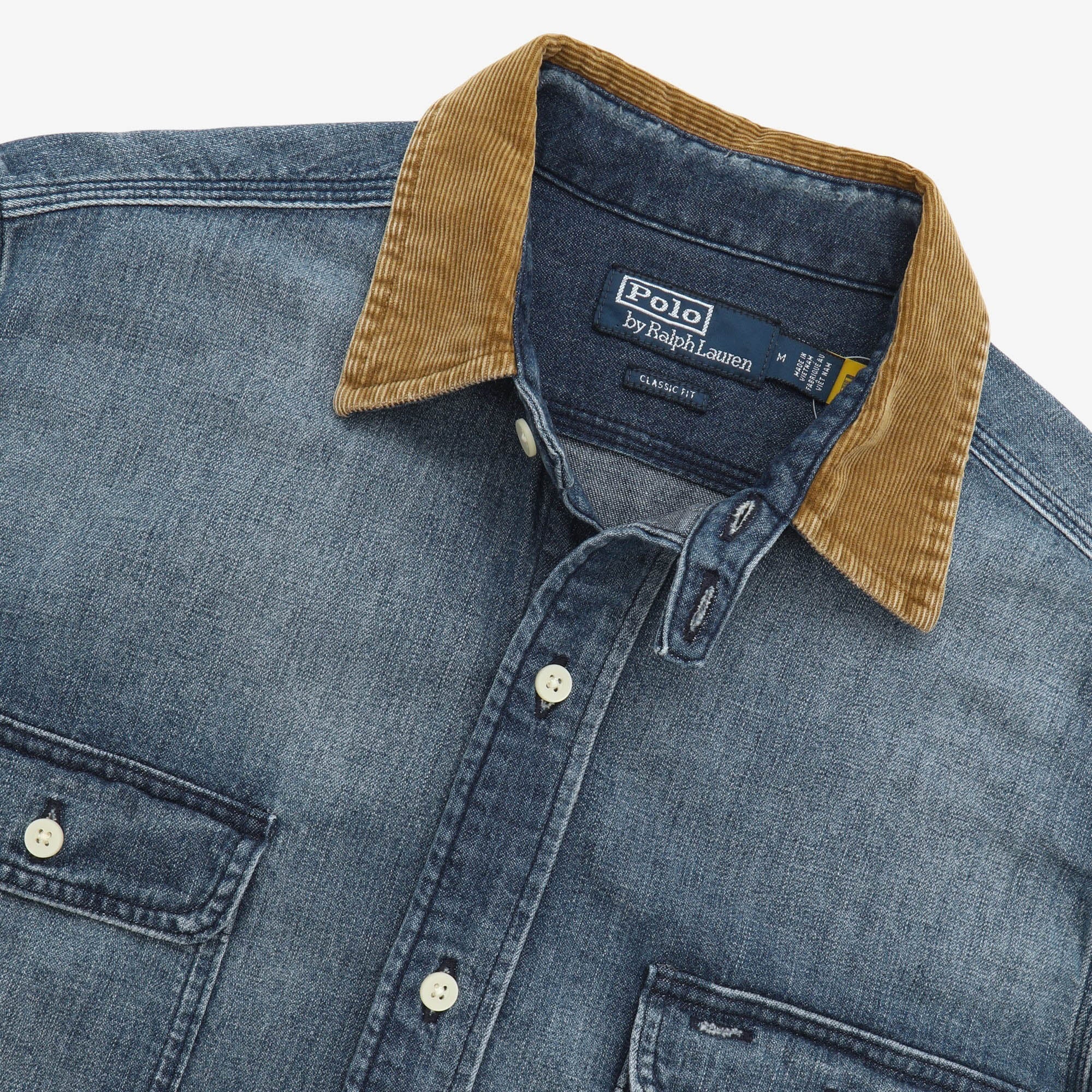 Denim Coverall Work Shirt