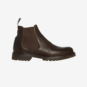 Leather Grain Chelsea Boots