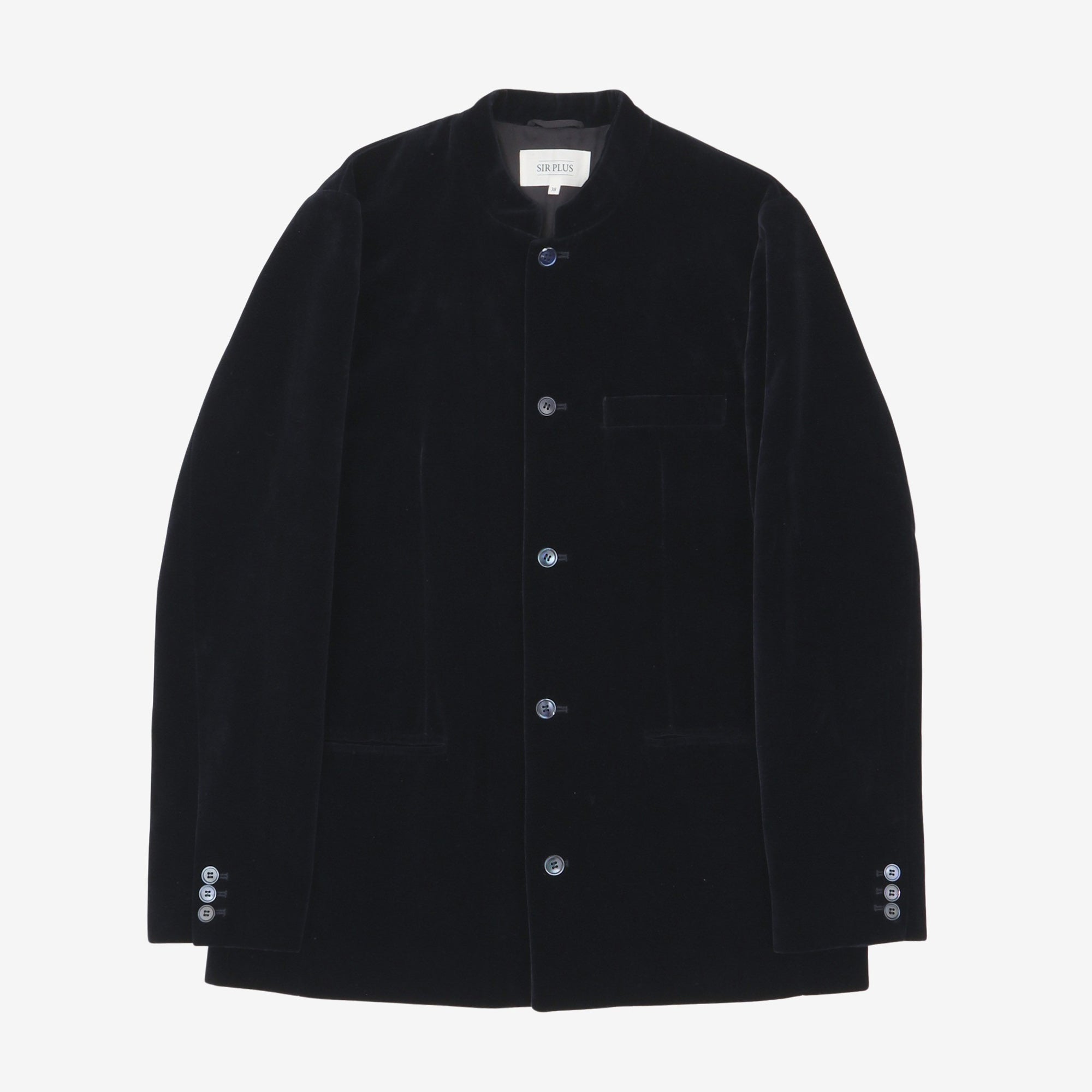 Nehru Organic Velvet Jacket