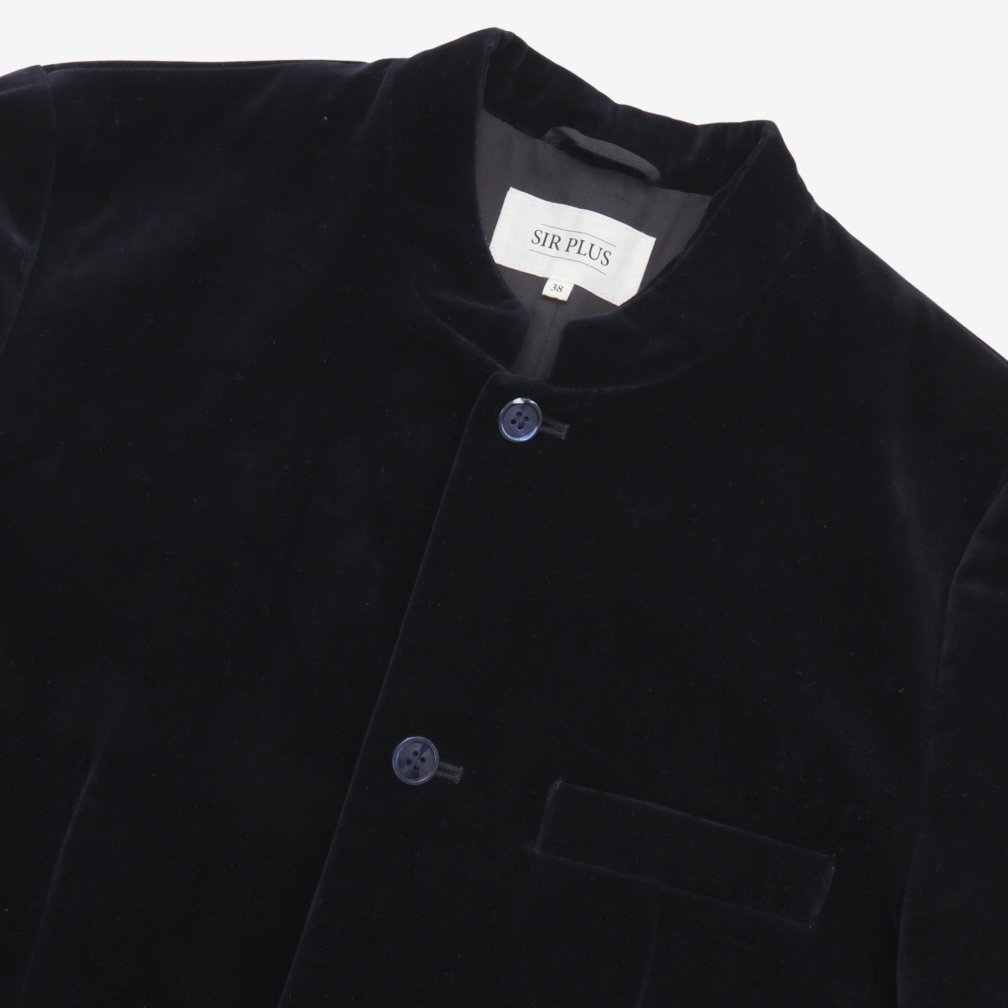 Nehru Organic Velvet Jacket