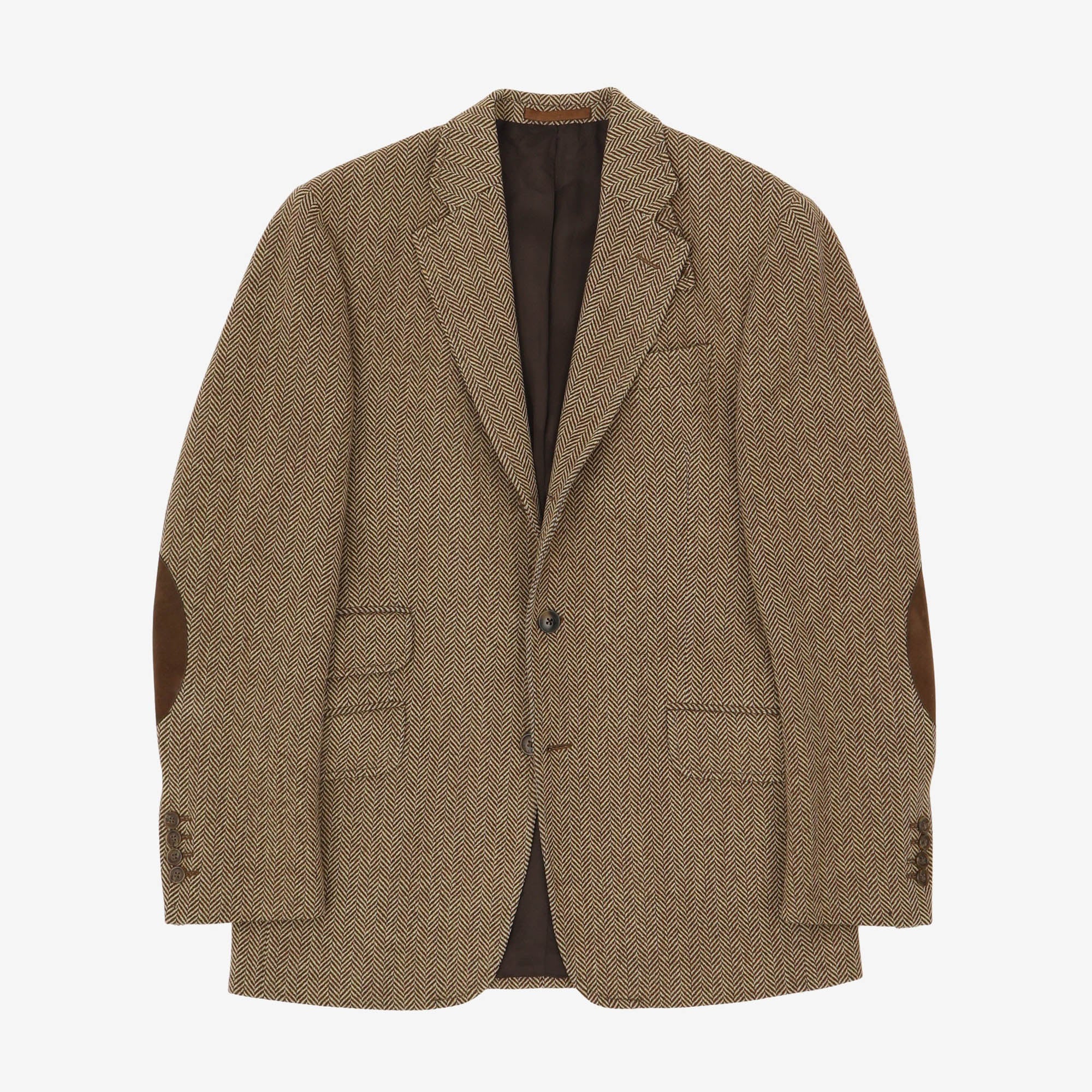 Herringbone Wool Blazer
